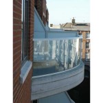 curved glass balustrade london