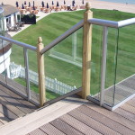 glass balustrade on stairs