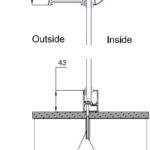 Balcony Aerofoil Glass system section